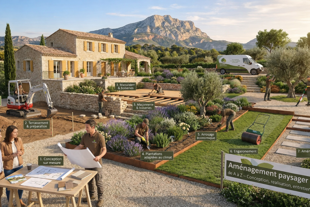 aménagement et entretien espaces verts