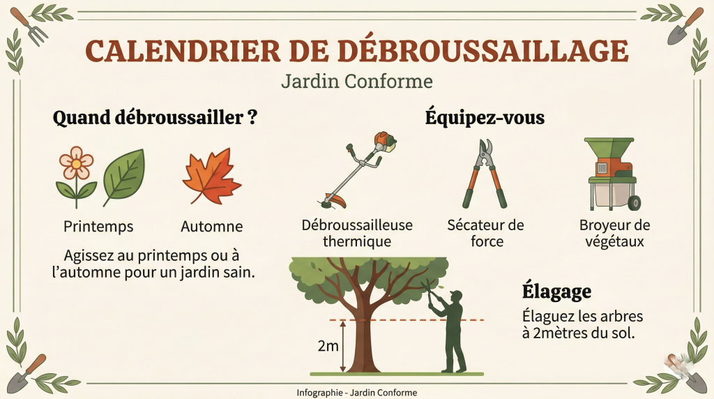 Débroussaillage : le guide simple pour comprendre et agir débrousaillage comment débrousailler éfficament