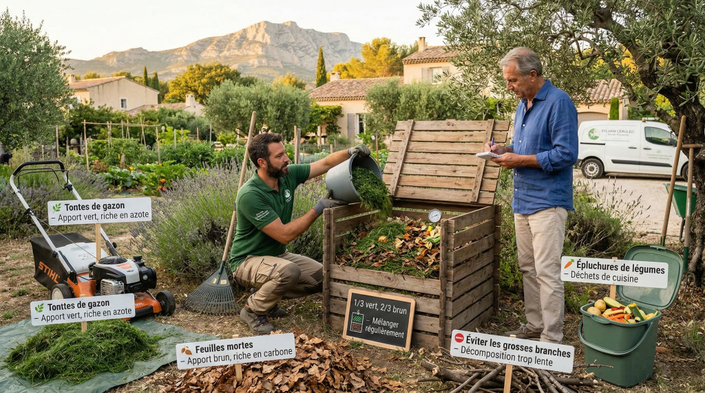 Évacuation déchets verts et de feuilles evacuation des déchets le compostage
