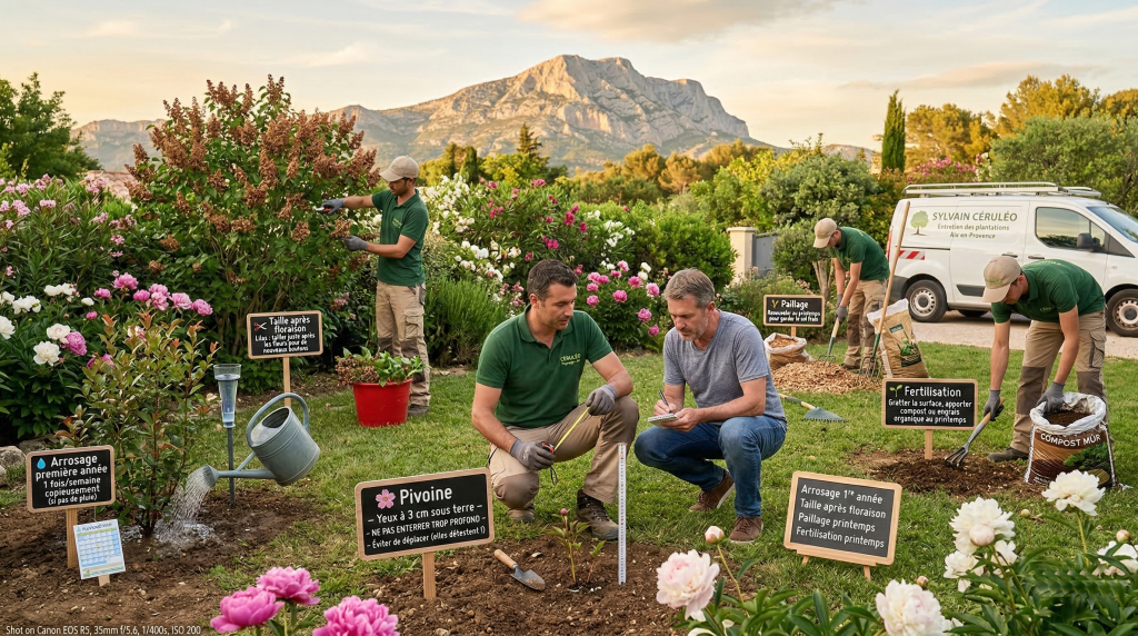 plantation de fleurs et arbuste entretenir ses plantations