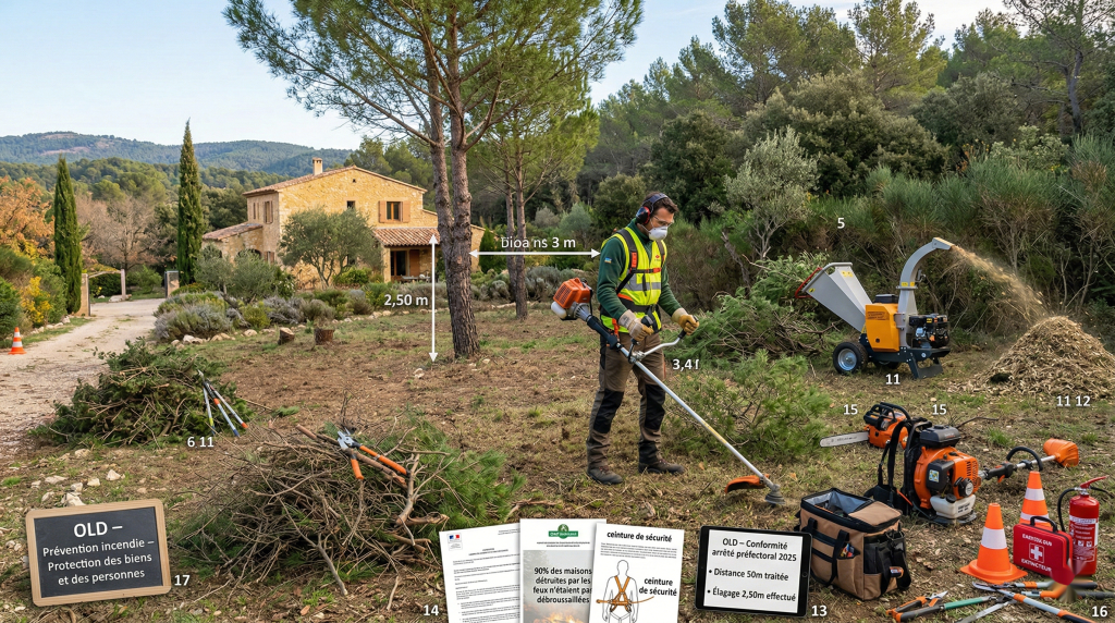 services espaces verts débrousaillage et obligation légale
