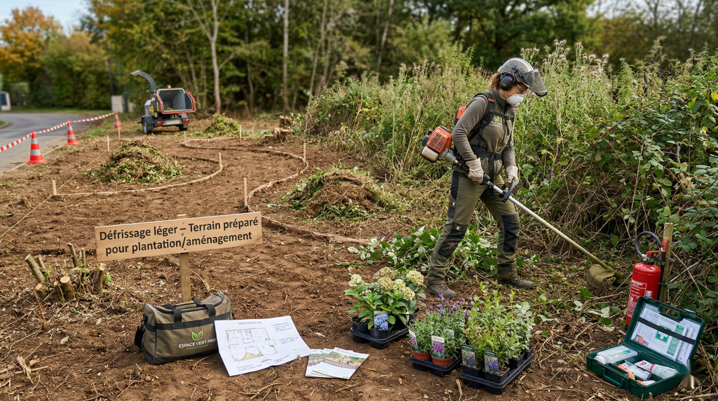 services espaces verts défrichage