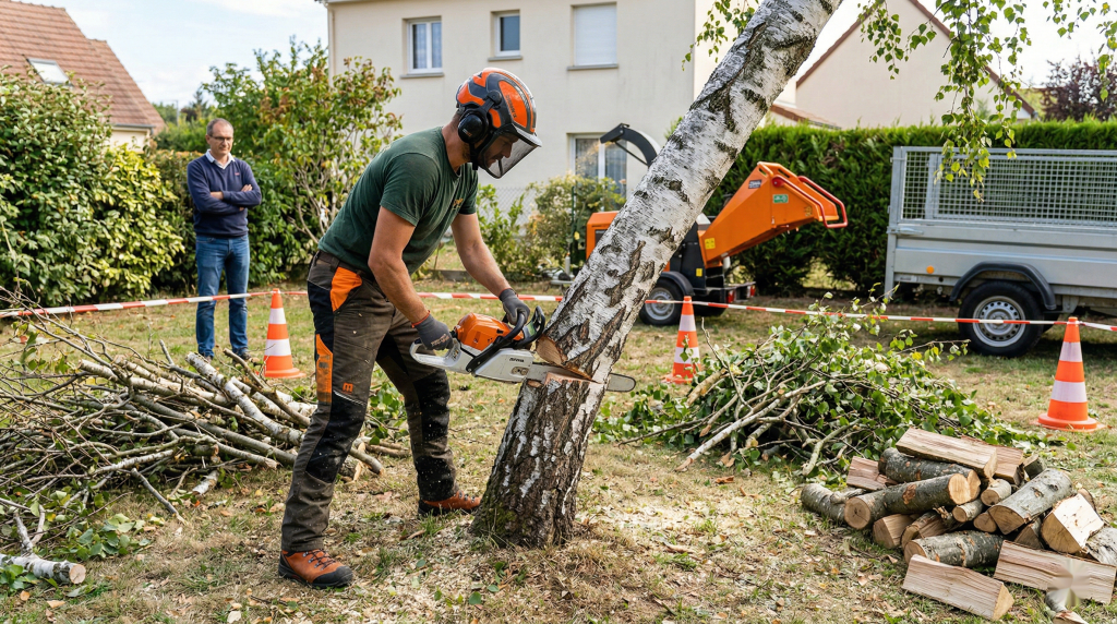 services espaces verts petit abattage