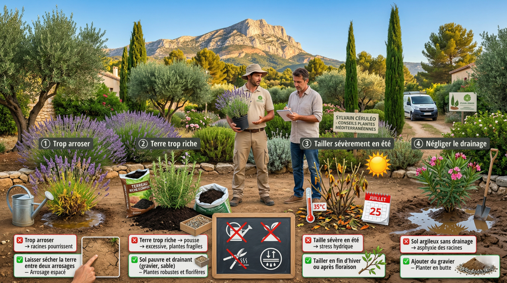 quelles plantes méditerranéennes adopter les erreurs fréquentes à éviter