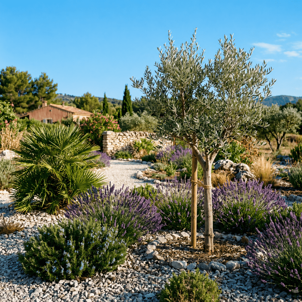 Plantation d'arbres méditerranéens Château Gombert gombert